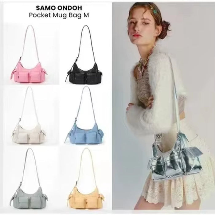 SAMO ONDOH Bag, Saddle Bag, Samoondoh, Song Yuqi, Kim Chae-Won, Choi Kang-Kyu, Same Brand as Korean Stars