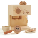 Baby Wooden Kitchen Pretend Play Toy Simulation Wooden Coffee Machine Baby Early Learning Educational Toys Child'S Holiday Gift