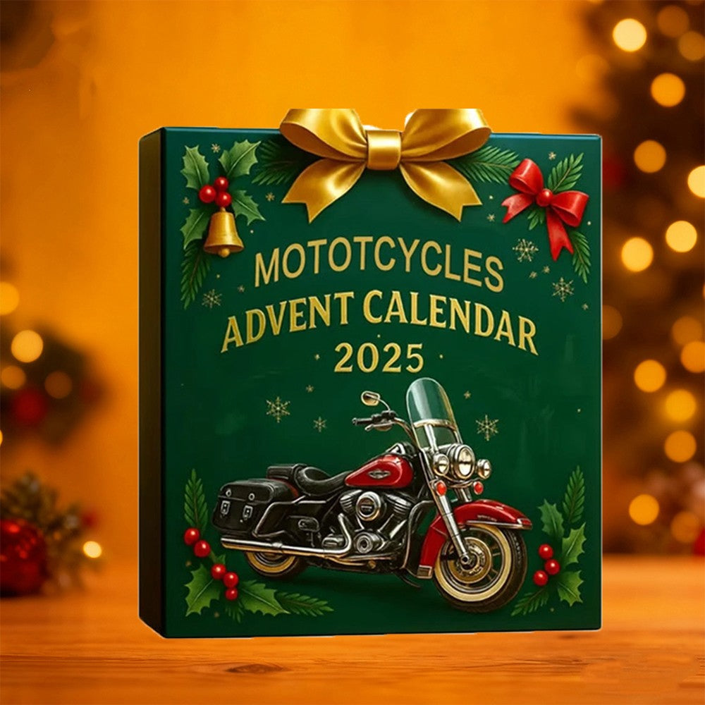 Motorcycle Theme Advent Blind Collectible Calendar 2025 Countdown Sets 24 Hangs