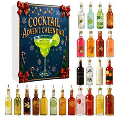 2026 Cocktail Advent Calendar, 24 Days Christmas Countdown Calendar with 24 Mini