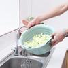 Double-Layer Vegetable & Rice Washing Basket Set