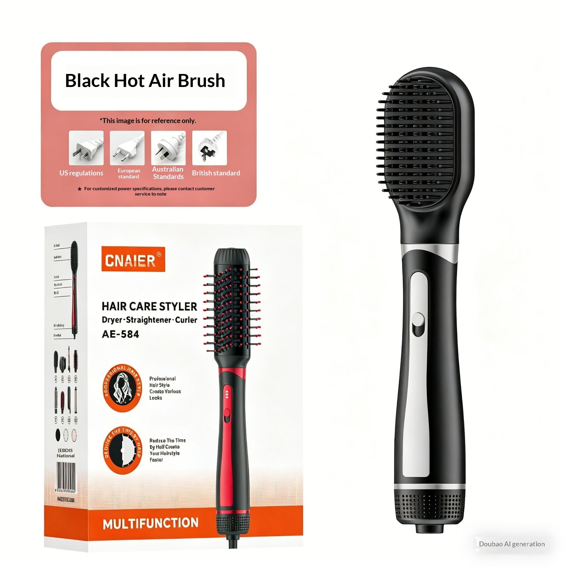 Dual-function Hair Straightener For Both Curling And Straightening