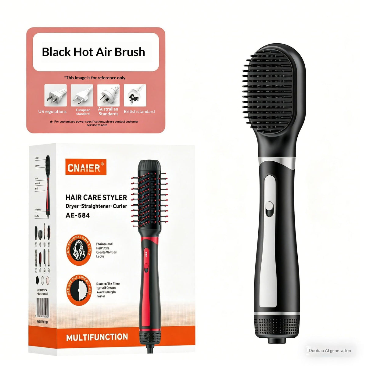 Dual-function Hair Straightener For Both Curling And Straightening