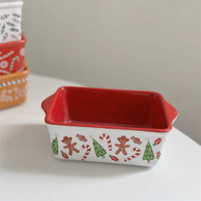 Christmas Tableware Gingerbread Man Berry Baking Tray