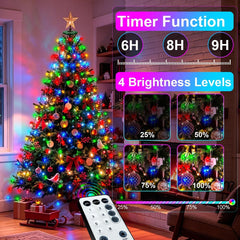 Christmas Tree Lights 2M X 12 Strands, LED Fairy Lights Multicolor