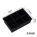4/6/8/15 Grid Big Ice Tray Mold Box Large Food Grade Silicone Ice Cube Square Tray Mold Diy Bar Pub Wine Ice Blocks Maker Model