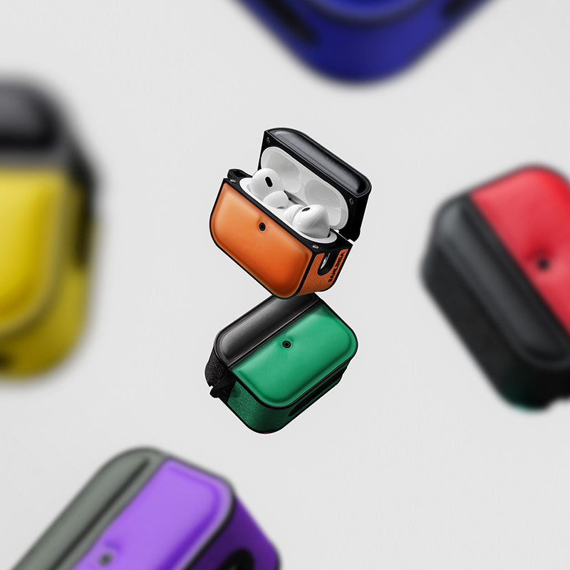 Simple Color-Block Earphone Case