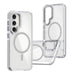 Original Magsafe Case for  Galaxy S24 S23 S22 Ultra plus FE A14 A15 A34 A54 A24 A55 Magnetic Wireless Charge Clear Cover
