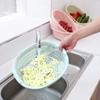 Double-Layer Vegetable & Rice Washing Basket Set