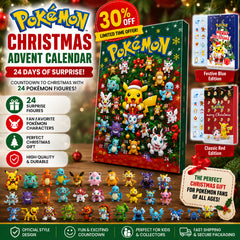 2026 Pokemon Advent Calendar Mini Figures Gift Box Pikachu Bulbasaur Christmas T