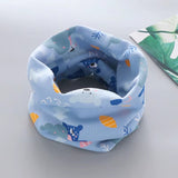 Winter Children Warmer Neck Scarf for Kids Boys Girls Neckerchief Cute Baby Cartoon Scarf Soft Neck Collar Children´S Scarves
