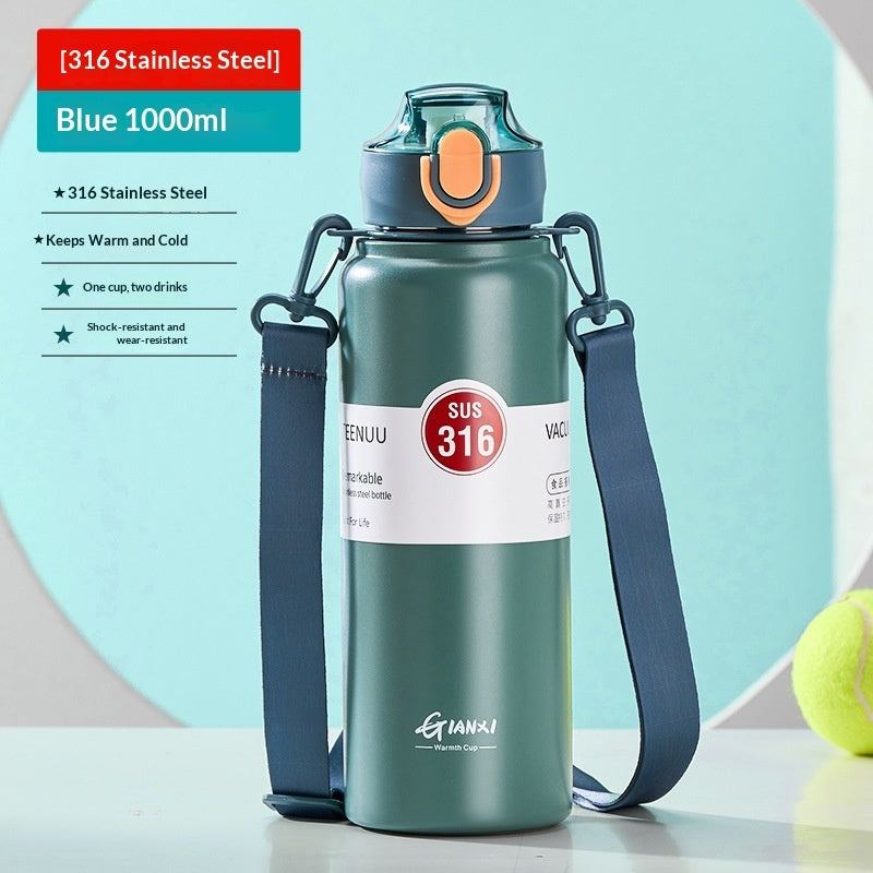Large-capacity Stainless Steel Water Bottle