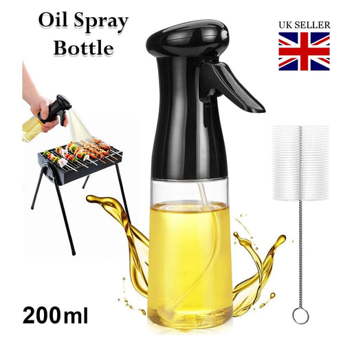 Olive Oil Spray Bottle 200Ml Cooking Mister Sprayer BBQ Air Fryer Kitchen Tool