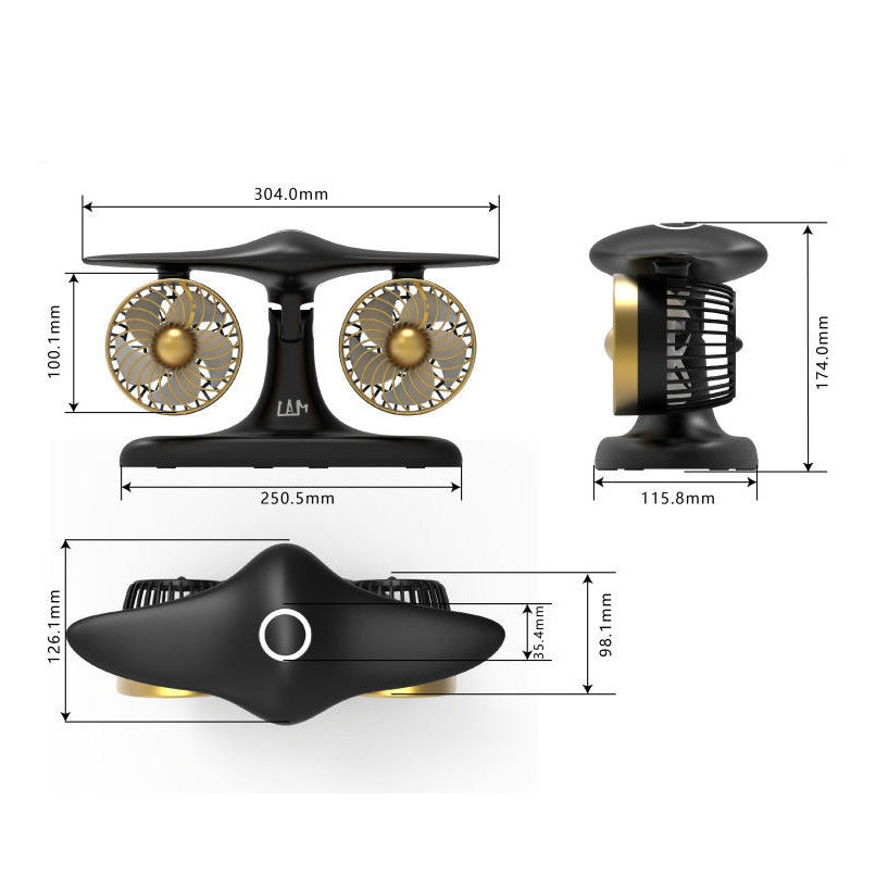 Extra-Long Battery Life Office Creative Jet Engine Turbofan