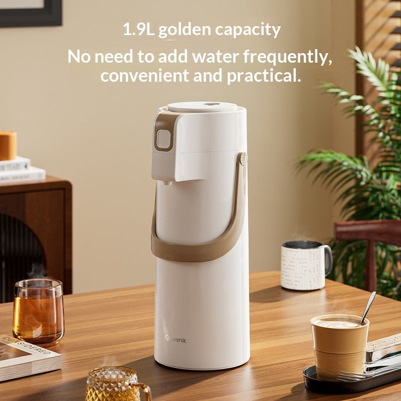 Card And Chess Room Pneumatic Thermal Carafe Household Hot Water Bottle