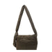 Solid Color Shoulder Messenger Bags down Cotton Padded Large Capacity Shopping Bag Lightweight Quilted Totes for Women Girls