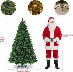 Christmas Tree 7Ft for Xmas Decorations, Best Artificial Christmas Trees for Festive Home Décor, Indoor and Outdoor Xmas Trees.