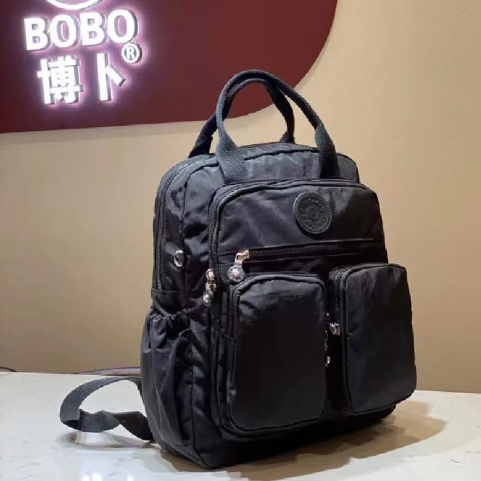 Fashion Woman Backpack Waterproof Nylon Soft Handle Solid Multi-Pocket Travel Zipper Feminina School Bags Laptop Backpack