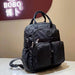 Fashion Woman Backpack Waterproof Nylon Soft Handle Solid Multi-Pocket Travel Zipper Feminina School Bags Laptop Backpack