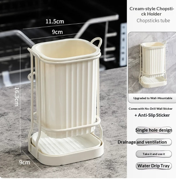 Chopstick Holder For Wall-mounted Storage At Home
