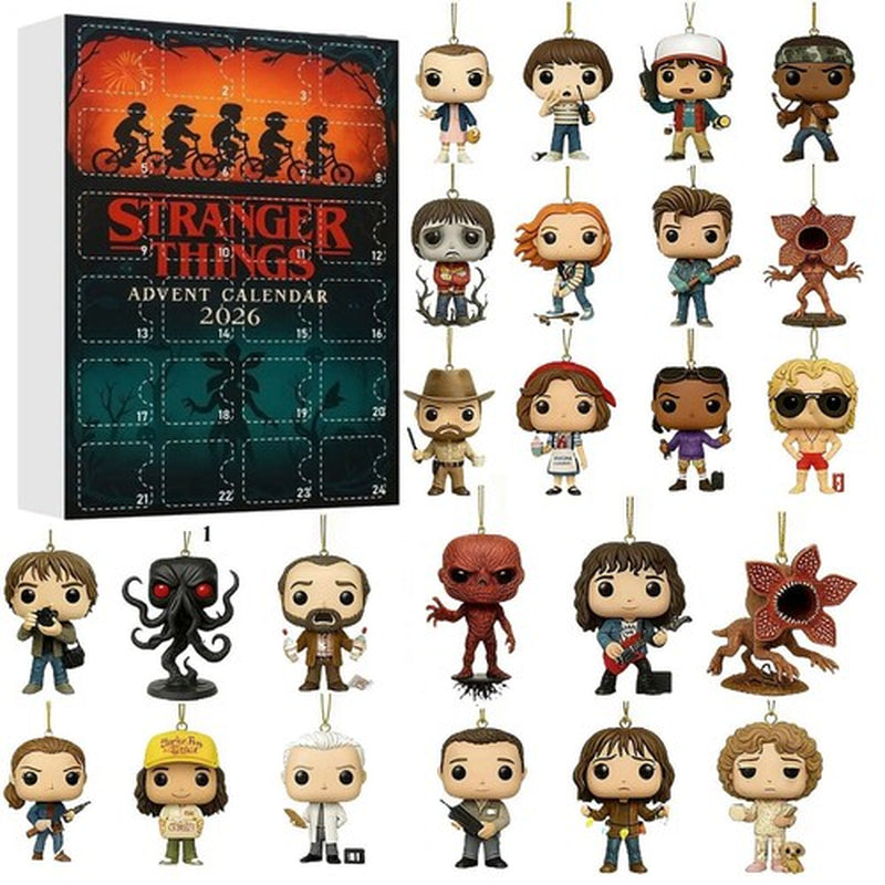 Stranger Things 2026 Advent Calendar Ornaments Christmas Countdown Box Fan Gift