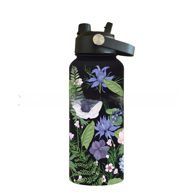 New Large-capacity Thickened 304 Stainless Steel Water Bottle For Home Use
