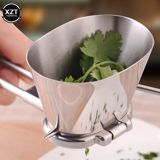 New Herb Mill Shredder Rotary Vegetable Grater Parsley Vanilla Grinder Coriander Mint Cutter Metal Handheld Grinding Accessories