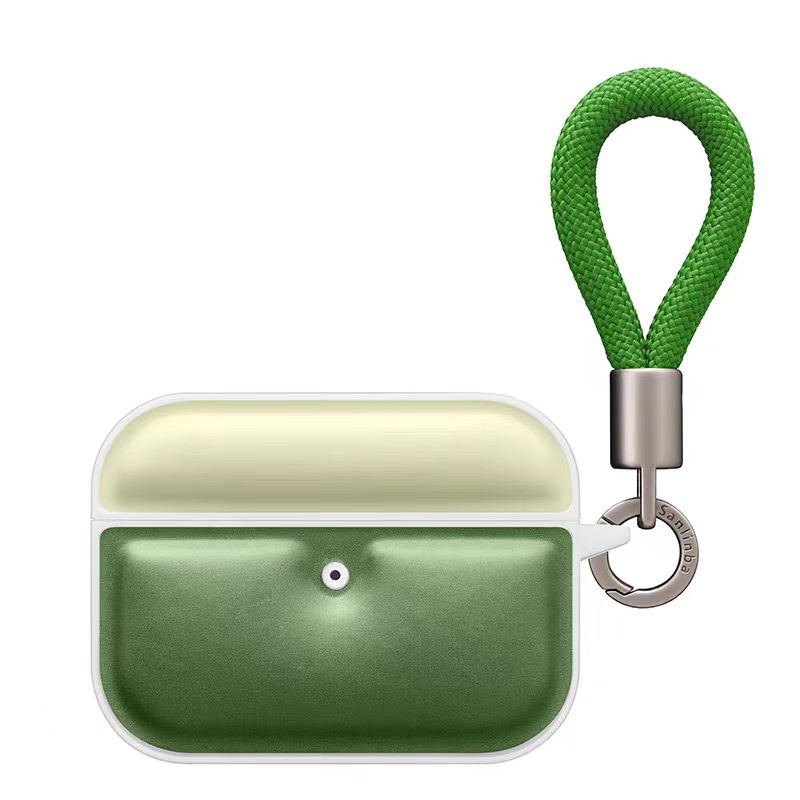 Earphone Protective Case Suitable For AirPods Pro 3rd GenerationAirPods 4321 Drop-resistant Shell With Metal Lanyard