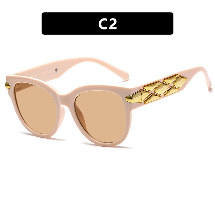 Large frame cat eye sunglasses personalized sunglasses