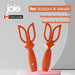 Joie Scissors Stainless Steel Kitchen Household Bone Scissors Chicken Wings Fish Chopper Bottle Opener Clip Walnut Kitchen Tools