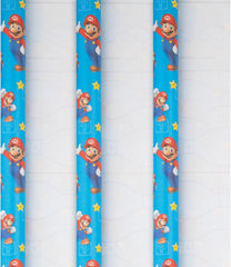 6M Wrapping Paper, Super Mario Bros., 3-Pack, 2M per Roll