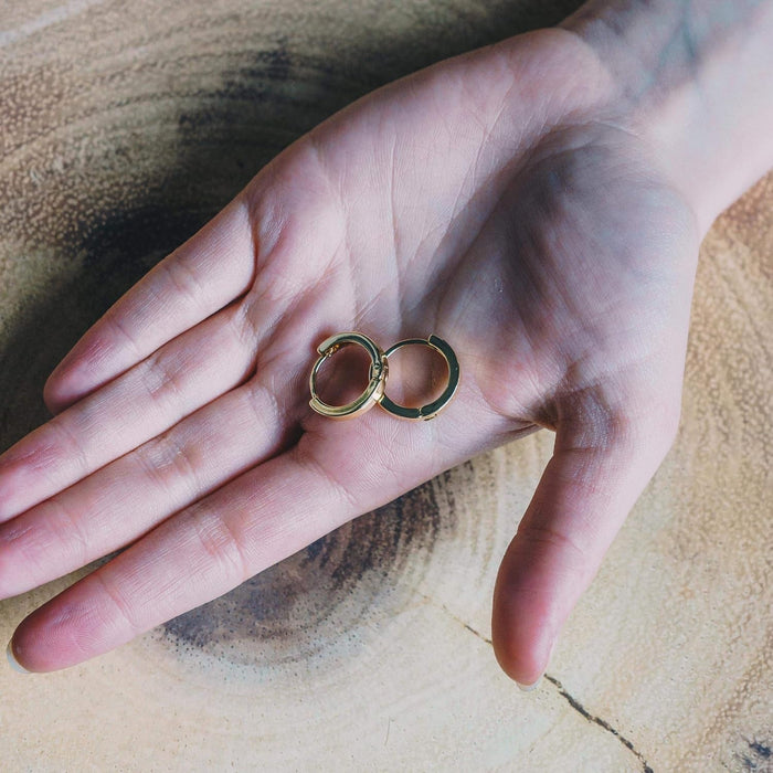 Gold Plated Hoop Earrings