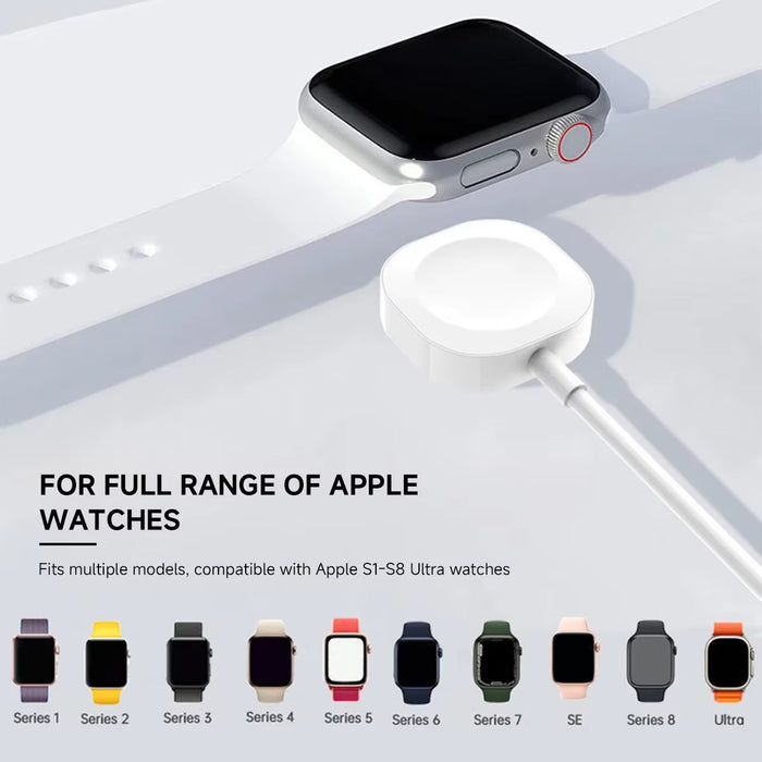2024 Magnetic Wireless USB a Fast Charger for Apple Watch Ultra Series 9 8 7 6 SE Type C Cable Charging for Iwatch Series 5 3 2