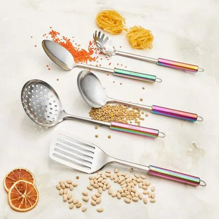 Pop-Up 5-Piece Serving Set Steel Kitchen Set Stainless Kitchen Appliances