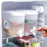 Plastic Beverage Dispenser with Faucet, 3.5L Capacity