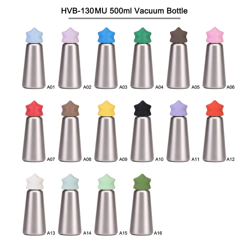 New 500ml Stainless Steel Insulated Water Bottle Creative Design
