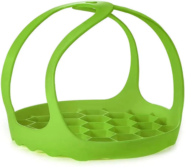 JOIE Silicone Sling Lifter Kitchen Accessories Insulated Pad Food Grade Bakeware Sling Lifter Steamer Egg Drain Rack 6Qt /8Qt