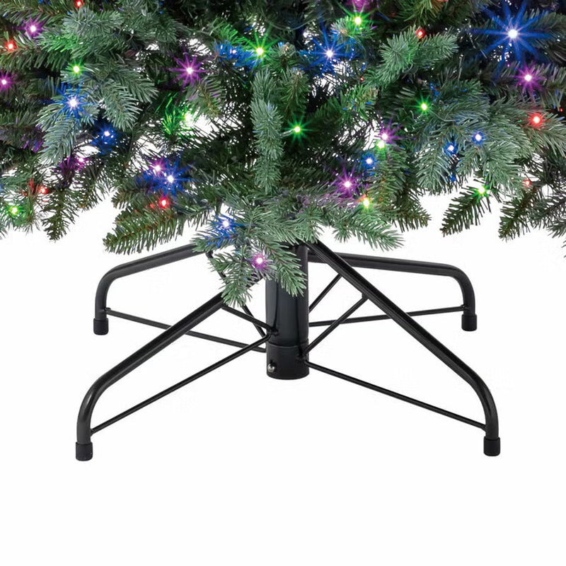 6.5Ft (1.9M) Pre-Lit Blue Hill Micro Dot Artificial Christmas Tree with 700 Colour Changing Micro LED Lights