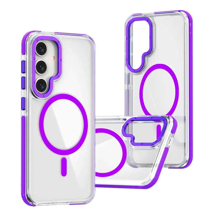 Original Magsafe Case for  Galaxy S24 S23 S22 Ultra plus FE A14 A15 A34 A54 A24 A55 Magnetic Wireless Charge Clear Cover