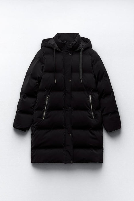 Cotton Jacket Hooded Slim Fit Slimming And Warm Long Bread Coat