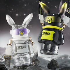 Children's Creative Lightning Rabbit Shape Large Capacity Water Bottle
