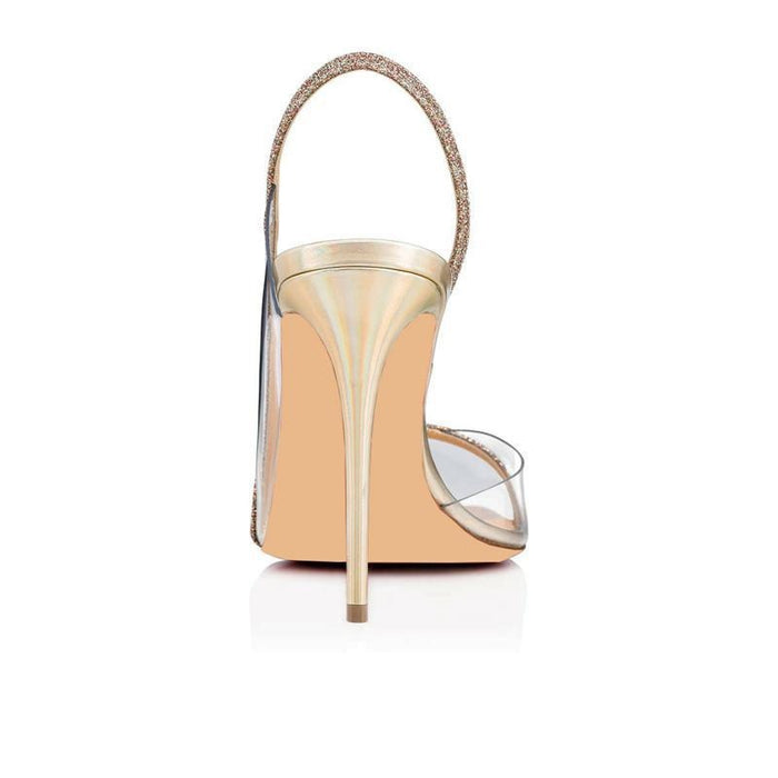 High Quality Womens Shoes Pvc Transparent Sandals