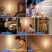 under Cabinet Kitchen Lights, 2 Pack Rechargeable Motion Sensor under Cupboard Lights,1500Mah Battery Operated LED Lights Indoor Wireless Night Light for Kitchen Wardrobe under Counter (30Cm)