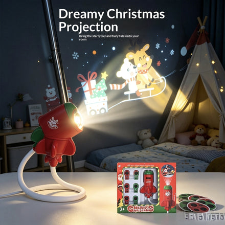 USB Christmas Projection Light Halloween Atmosphere Night Lamp - Wall Background Decoration for Holiday Party Home Indoor Use