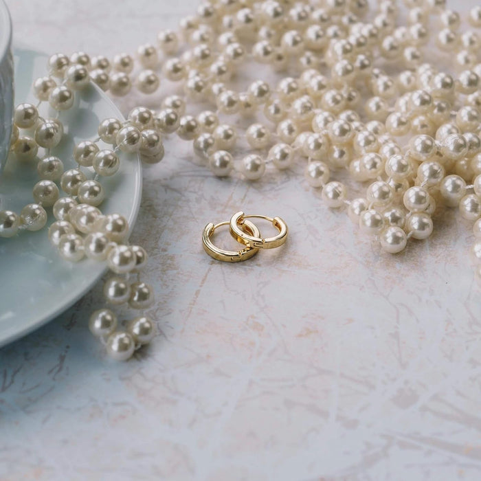 Gold Plated Hoop Earrings