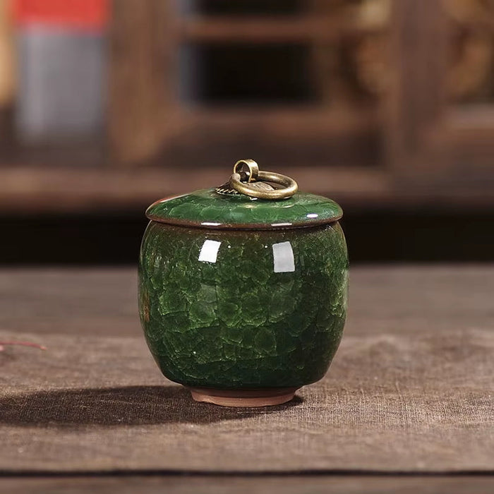 Portable Tea Coffee Sugar Jar Mini Airtight Kitchen Jar Storage Container with Lid China Storage Bottles & Jars Home Decor Gifts