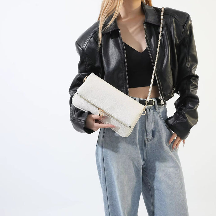 Women'S Bag Handbags New Casual Chain One-Shoulder Messenger Bag Trendy Lady Small Flap Cross Body Bags Clutch Purses Sac a Main