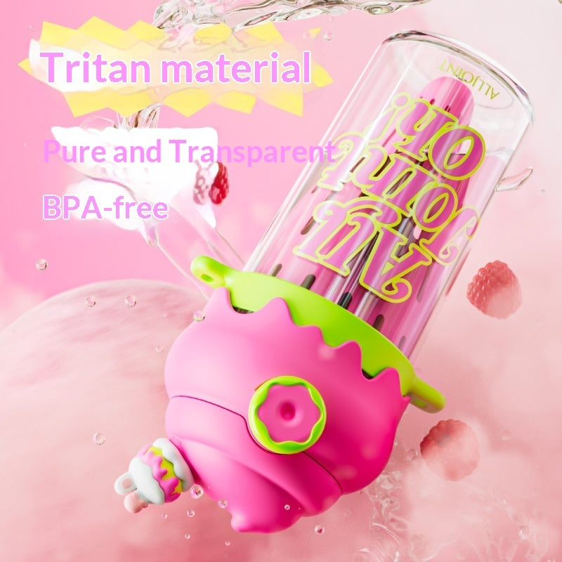 Youjin Ice Cream Cup Large-Capacity Water Bottle For School Portable