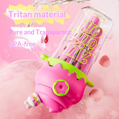 Youjin Ice Cream Cup Large-Capacity Water Bottle For School Portable
