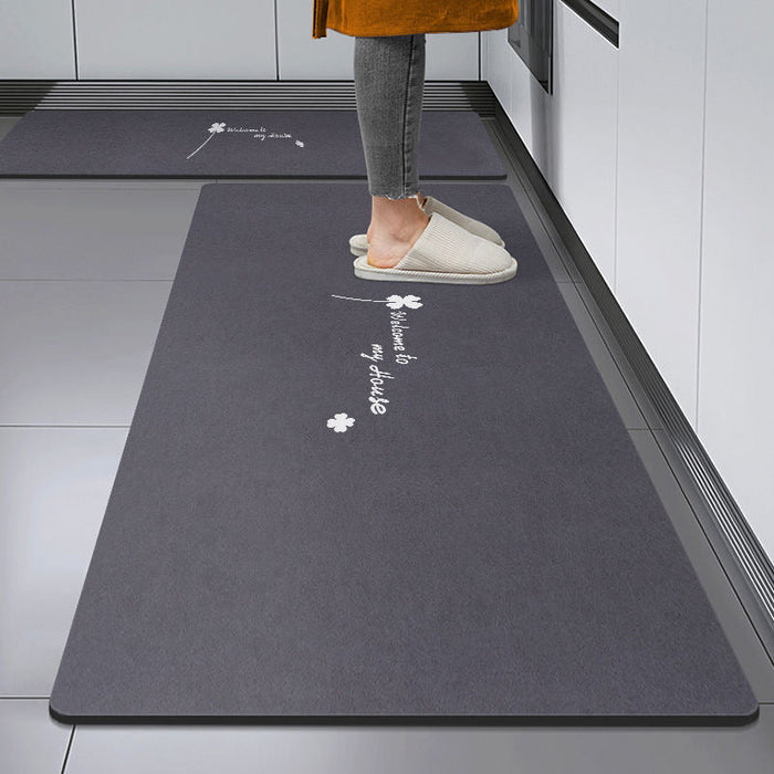 Diatom Ooze Kitchen Mat Non-slip Absorbent